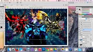 YuGiOh Custom PlaymatGame Mat Tutorial [upl. by Einnahpets]