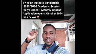 Fully Funded Scholarship in Sweden 🇸🇪 20252026 Academic Session [upl. by Haroun436]