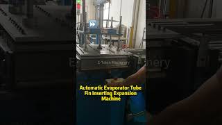 Automatic Evaporator Pipe Fin Inserting Expansion Machine [upl. by Giesser]