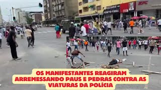 POLÍCIA MOÇAMBICANA ATR0PELAM UMA JOVEM QUE SE MANIFESTAVA PACIFICAMENTE EM MAPUTO E CAUSAM REVOLTA [upl. by Eerolam]