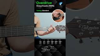 Overdrive  Eraserheads 1995  Easy Guitar Tutorial Chords with Lyrics [upl. by Patricia38]