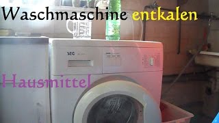 DIY Waschmaschine mit EssigEssenz entkalken [upl. by Gardia]