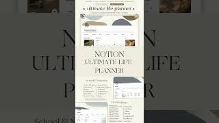 Ultimate Life Planner for Notion [upl. by Poppy]