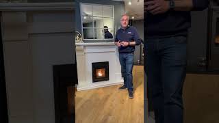 Game changer Grand reveal Cooper Insert pellet stove [upl. by Evita]