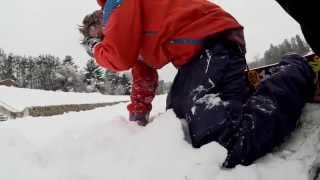 High Speed Snowboarding Fail [upl. by Shelagh]