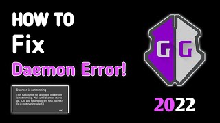 How To Fix Failed To Run Daemon On Game Guardian Full Tutorial 2022  GG Error Solution [upl. by Salli522]