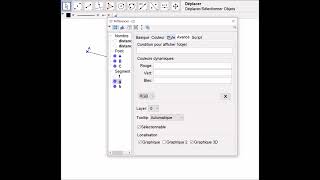 GeoGebra codage du milieu dun segment [upl. by Kamal614]