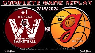 1 South Carolina Gamecocks Womens Basketball vs Georgia Lady Bulldogs  2182024  FULL REPLAY [upl. by Anavrin]