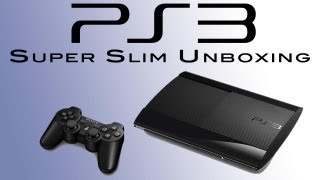 PS3 Super Slim Unboxing [upl. by Eilagam890]