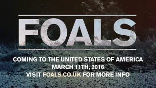 Foals  North American Tour Trailer [upl. by Lasala]