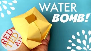 Easy Origami Water Bomb DIY aka Paper Balloon  Fun Origami for Summer [upl. by Draper887]