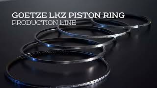 Goetze  LKZ piston rings production line [upl. by Ztnaj]