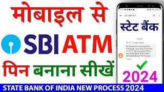 sbi atm pin set online in mobile  how to generate sbi atm pin  naya sbi atm card chalu kaise kare [upl. by Ainesell]