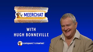 Meerchat Aleksandr meets star of Paddington Hugh Bonneville  Compare the Market​ [upl. by Daht241]