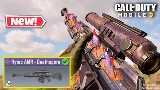 NEW Rytec AMR Deathspore Gameplay in Cod Mobile Season 9 2024 Battle Pass Codm on iPhone 7 [upl. by Scopp]