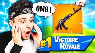 MON INCROYABLE TOP 1 AVEC LA NOUVELLE quotAK47quot SUR FORTNITE BATTLE ROYALE  😱 [upl. by Kcinnay]