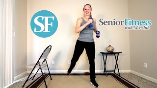 Senior Fitness  Beginner HIIT Workout For Seniors [upl. by Stauffer102]