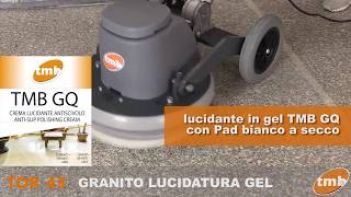 Lucidare il GRANITO con monospazzola levigatrice orbitale CM  TOR 43 [upl. by Helsell251]