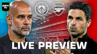 Man City vs Arsenal PREVIEW An early Premier League title decider  ESPN FC Live [upl. by Fiedler]