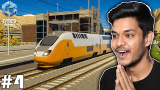 First Train In The City  Cities Skylines 2 Gameplay [upl. by Ycnaf]