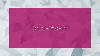 Derek Baker  appearance [upl. by Ardnalahs]