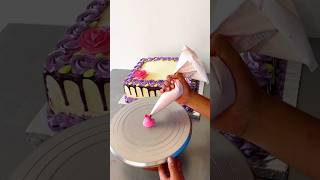 Stand flower and square cake decoration cake shorts chefsohel [upl. by Nunnery]