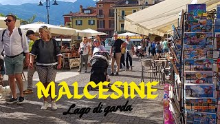 MALCESINE  LAKE GARDA  ITALY  4K Walking Tour [upl. by Mosa]