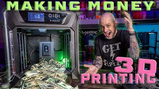 Making Money 3D Printing w 3D Design Tips amp the Qidi XMax 3 [upl. by Lilaj]