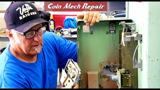 Restoration Ricks How to Repair amp Maintain a ’57 Dr Pepper Machine Coin Mechanism [upl. by Aleakam]