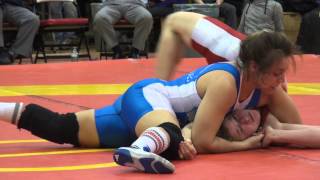 2015 Guelph FW63kg Celeste Rodrigues Laurentian vs Larissa DAlleva Western [upl. by Hillyer330]