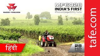 Massey Ferguson 6028  Premium Compact Utility Tractor Demo Hindi [upl. by Winni607]