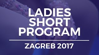 Anastasia TARAKANOVA RUS Ladies Short Program ZAGREB 2017 [upl. by Zetram]