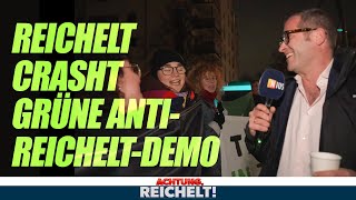 Hass Hetze Nasenringe Reichelt crasht grüne AntiReicheltDemo 💥 [upl. by Teemus]