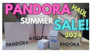 Pandora Jewelry SUMMER SALE 2024 HAUL [upl. by Assiroc]