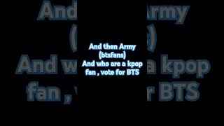 Please vote for btsbtseshalthekpopgurl [upl. by Avilys]