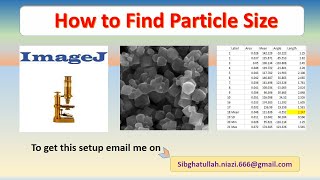 How to find the Particle size of SEM image [upl. by Nueoht646]