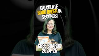 Tricks to calculate bond order in 60 Seconds🧪⏰📚🔥 vedantu class11 bondorder nikitamam [upl. by Attenor]