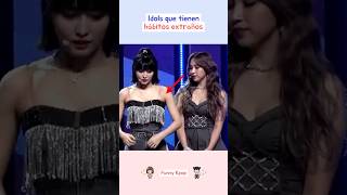 Idols que tienen hábitos extraños kpop shorts [upl. by Peria94]