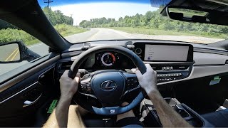 2023 Lexus ES300h F Sport Handling POV Drive Impressions and ASMR 1 [upl. by Kcirrez]