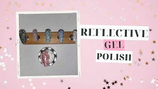 Reflective Glitter Gel Polish Swatches [upl. by Vigen]