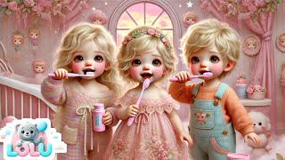 Brush Brush Your Teeth Rhyme  NURSERY RHYMES  KIDS SONGS [upl. by Aimet]