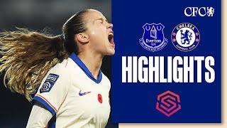 Everton Women 05 Chelsea Women  HIGHLIGHTS amp MATCH REACTION  WSL 2425 [upl. by Hafeetal]