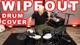 Wipeout  Drum Cover  The Surfaris [upl. by Noxin]