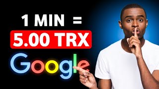 1 min  500 TRX ●● no minimum withdraw  Free Trx mining site [upl. by Ronnoc]