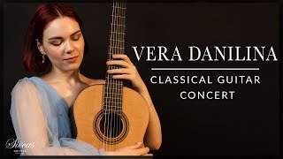 VERA DANILINA  Classical Guitar Concert MUST WATCH Siccas Guitars [upl. by Anaeed]