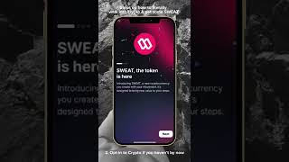 How to install Sweat Wallet via Sweatcoin app [upl. by Komara618]