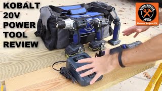 Kobalt 20V Power Tool Review [upl. by Wera]