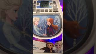 Disney Frozen sing along karaoke with microphone frozen frozen2 [upl. by Clower686]