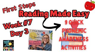 Reading Made Easy Week 7 Day 3 Fast Fun Skill Building Activities happyplacetogrow [upl. by Neraa]