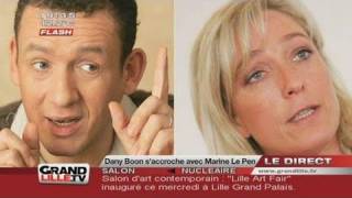 Dany Boon saccroche avec Marine Le Pen [upl. by Andris]